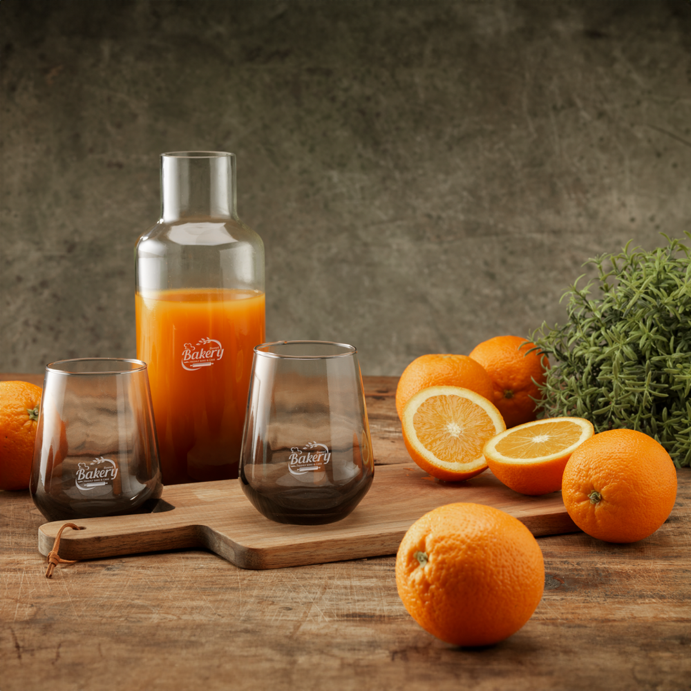 Carafe en verre fumé – Image 3