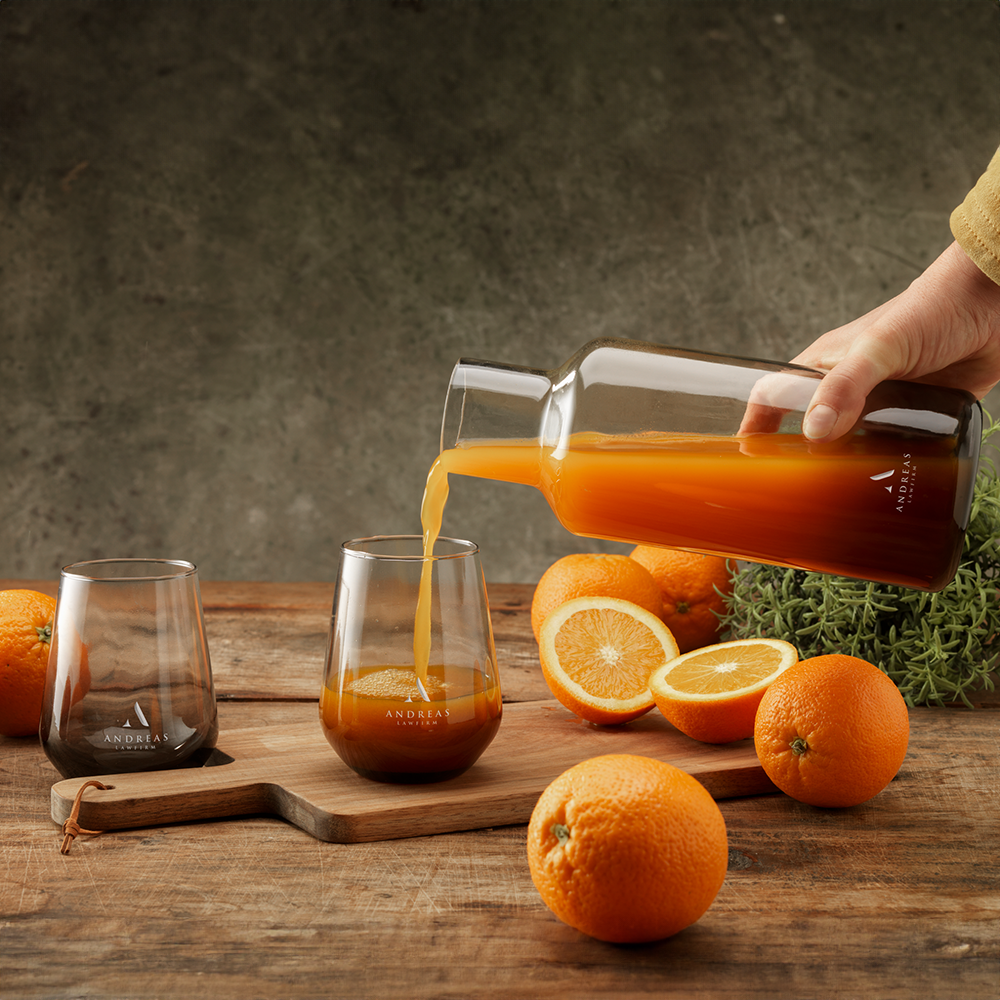 Carafe en verre fumé – Image 4