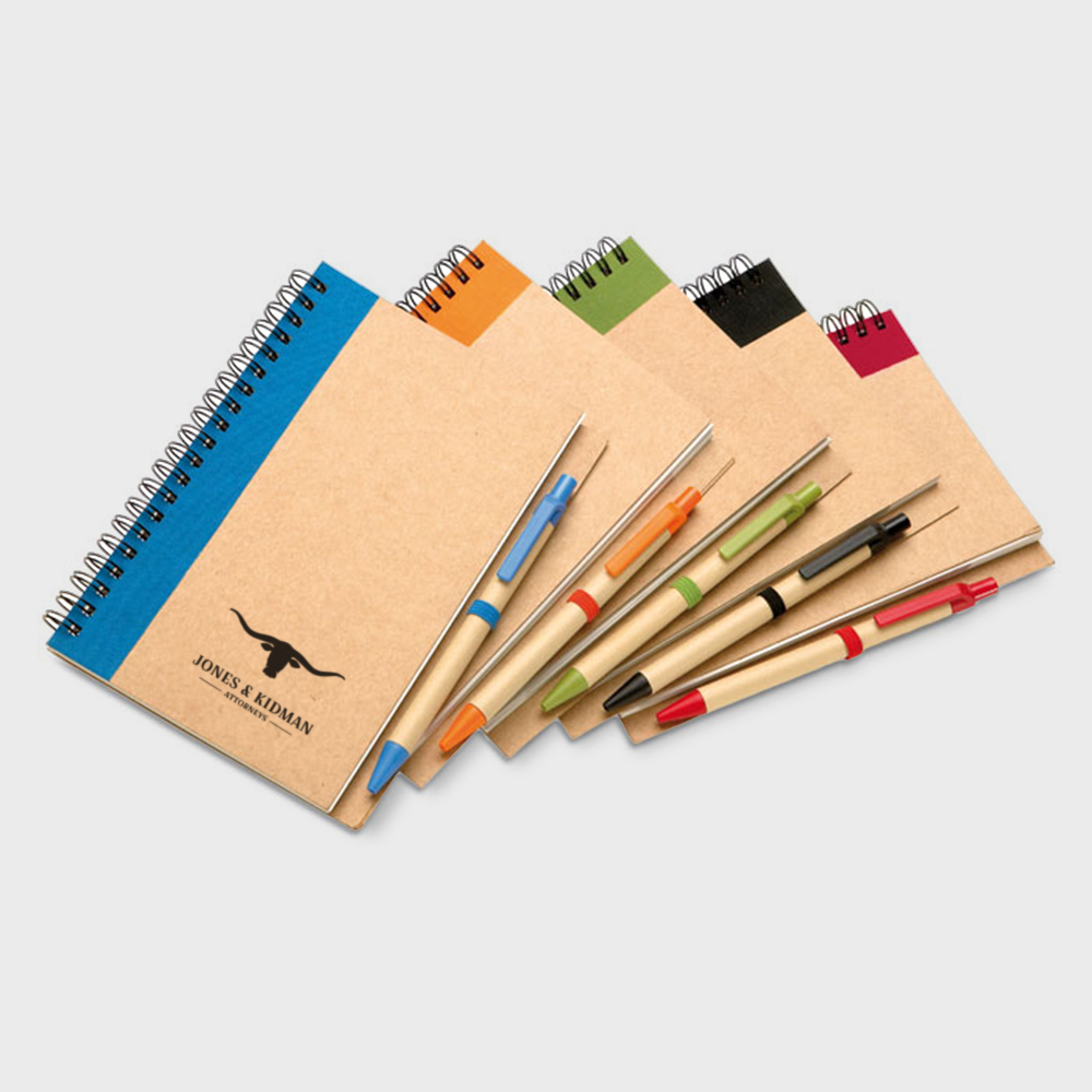 Notebook avec stylo recyclé Sonora Plus – Image 2