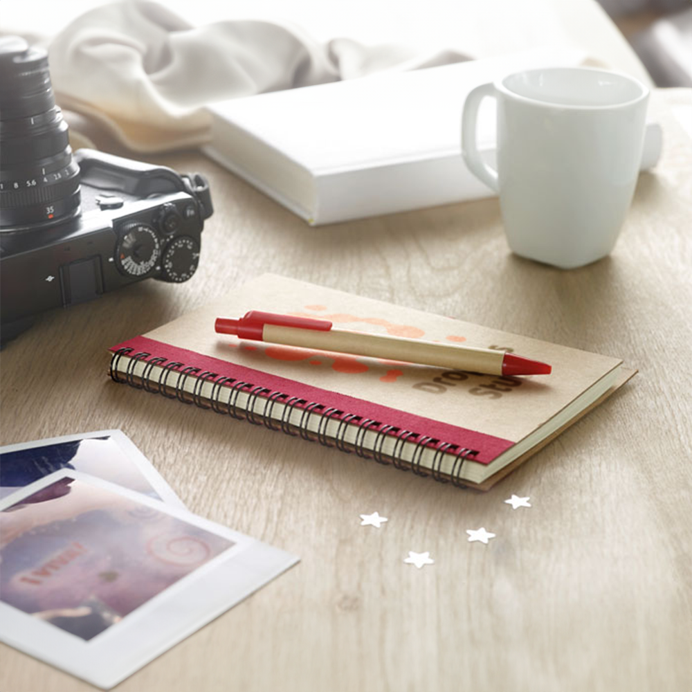 Notebook avec stylo recyclé Sonora Plus – Image 4