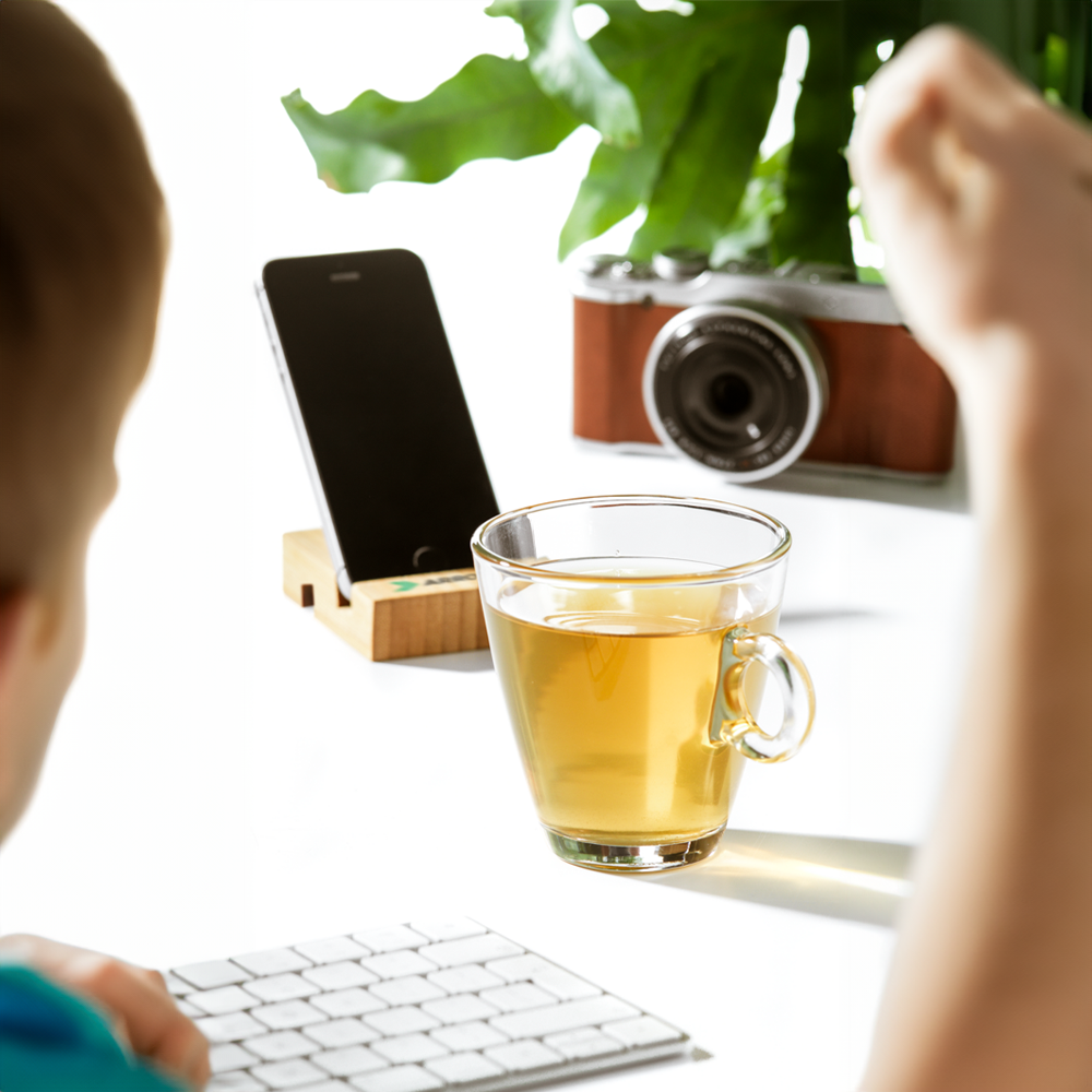 Support pour téléphone en bambou – Image 3