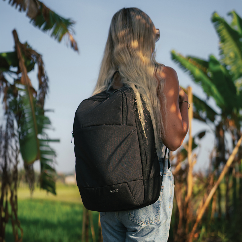 Sac à dos moderne pour ordinateur portable Swiss Peak AWARE™ – Image 4