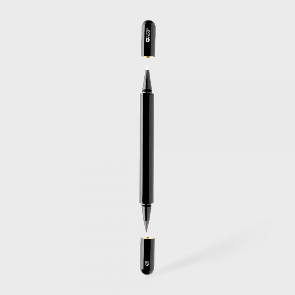 Stylo double pointe en aluminium recyclé RCS Swiss Peak