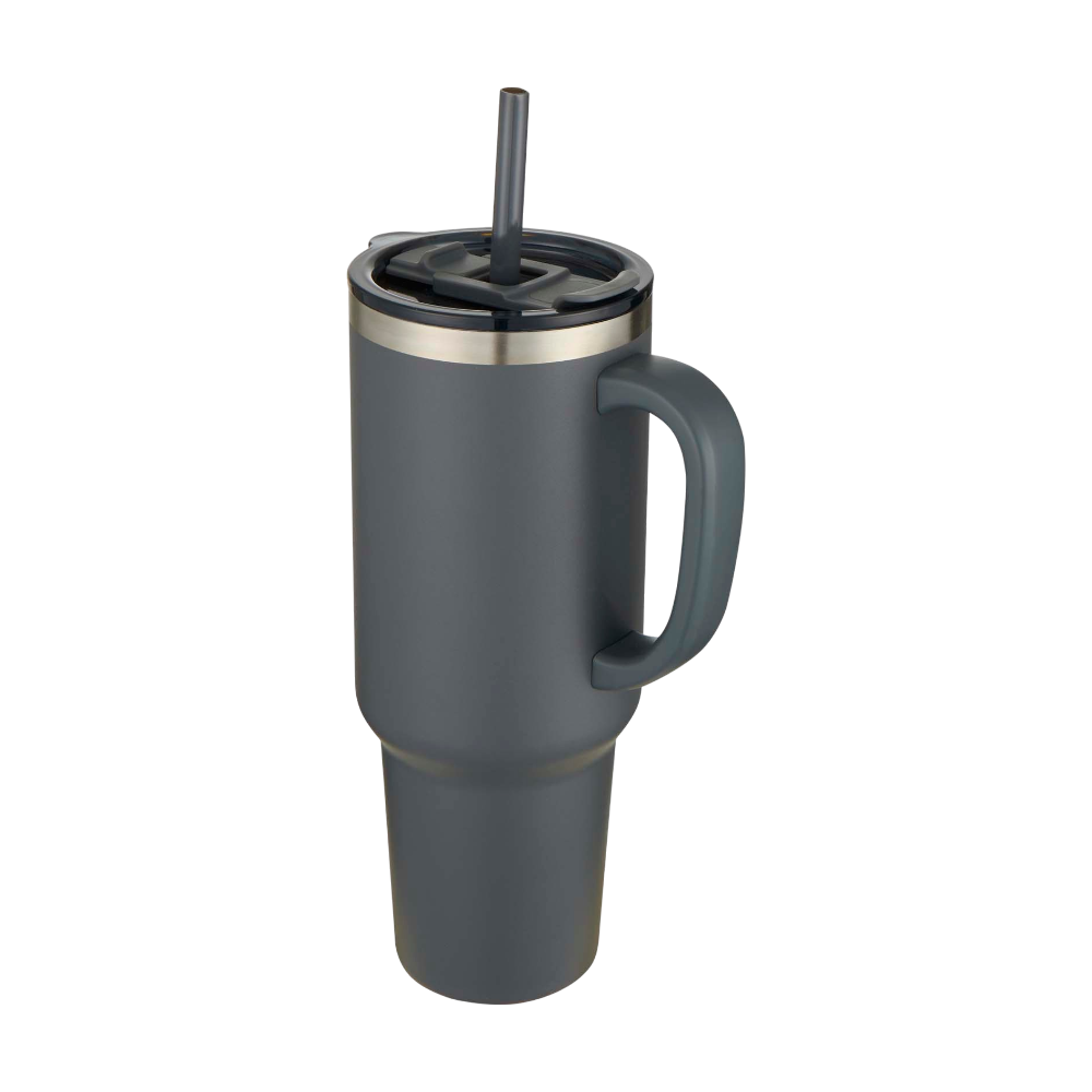 Mug isotherme double paroi RCS avec paille – Image 3