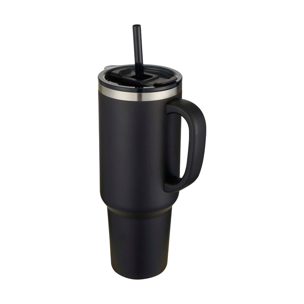 Mug isotherme double paroi RCS avec paille – Image 8