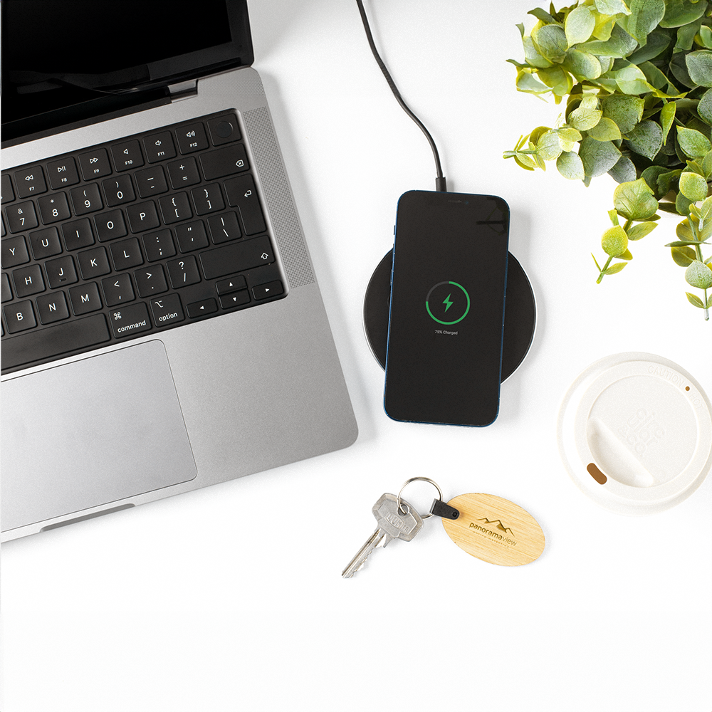 Chargeur sans fil aluminium recyclé Tecco GRS – Image 4