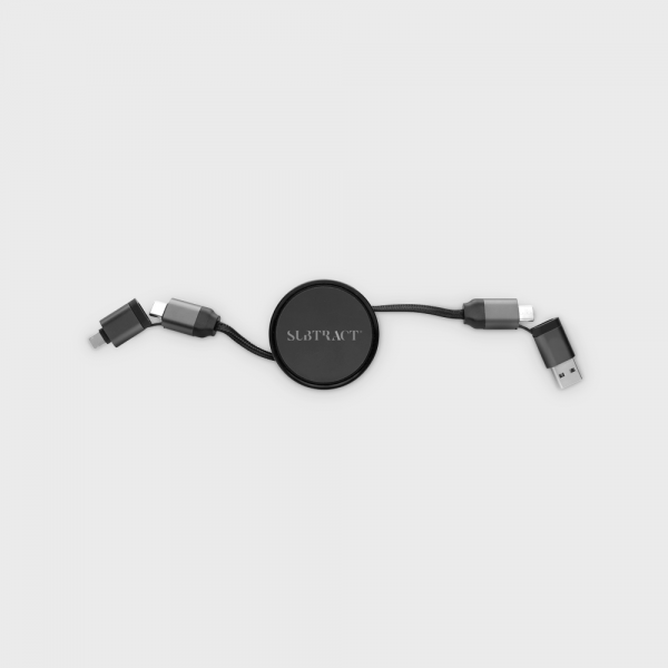 Câble rétractable 6 en 1 Terra RCS aluminium recyclé