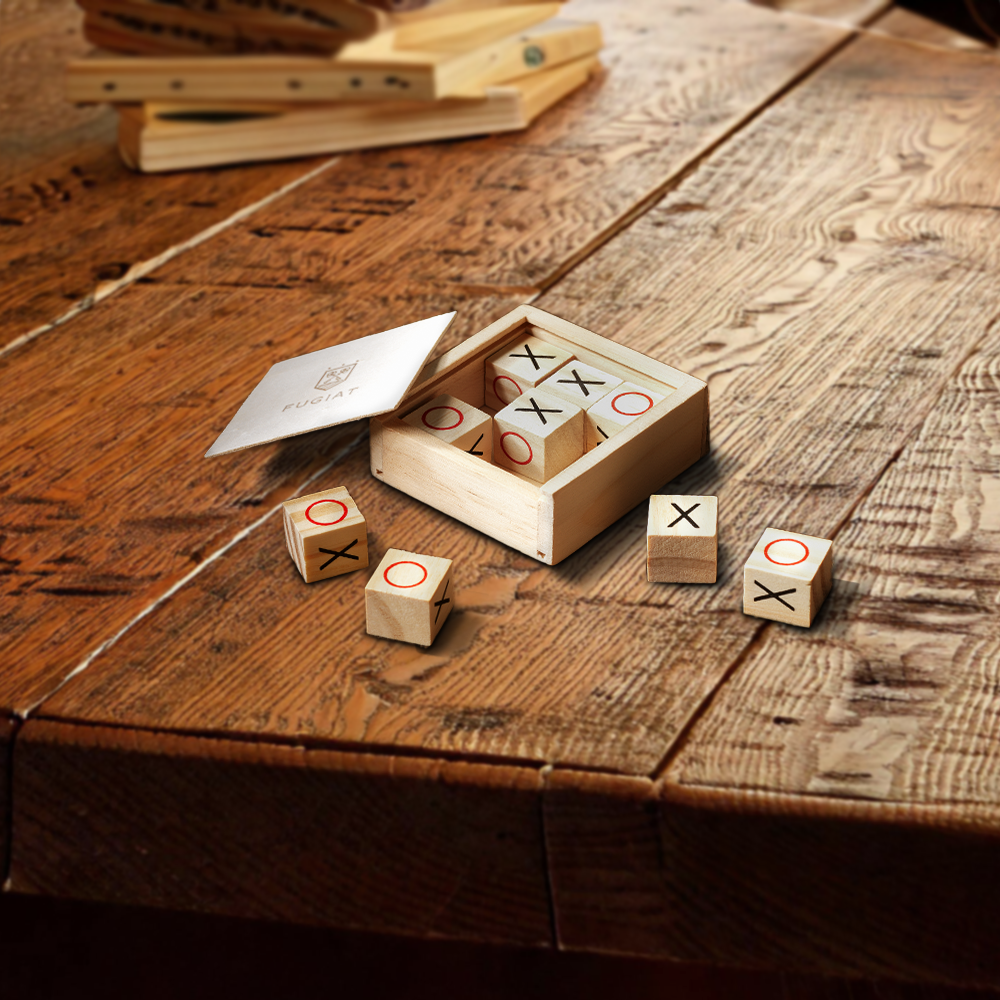 Tic Tac Toe jeu en bambou – Image 4