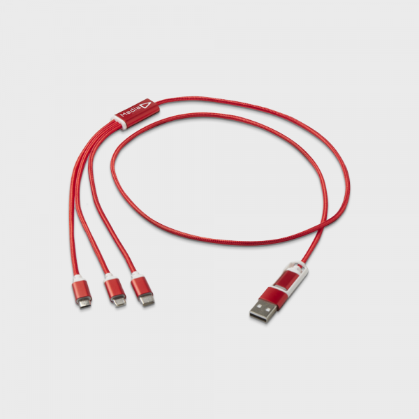 Câble de charge 5-1 Versatile en aluminium recyclé