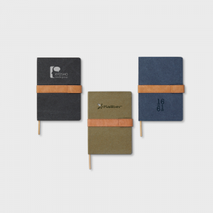 Carnet de notes en toile recyclée Vinga Bosler RCS