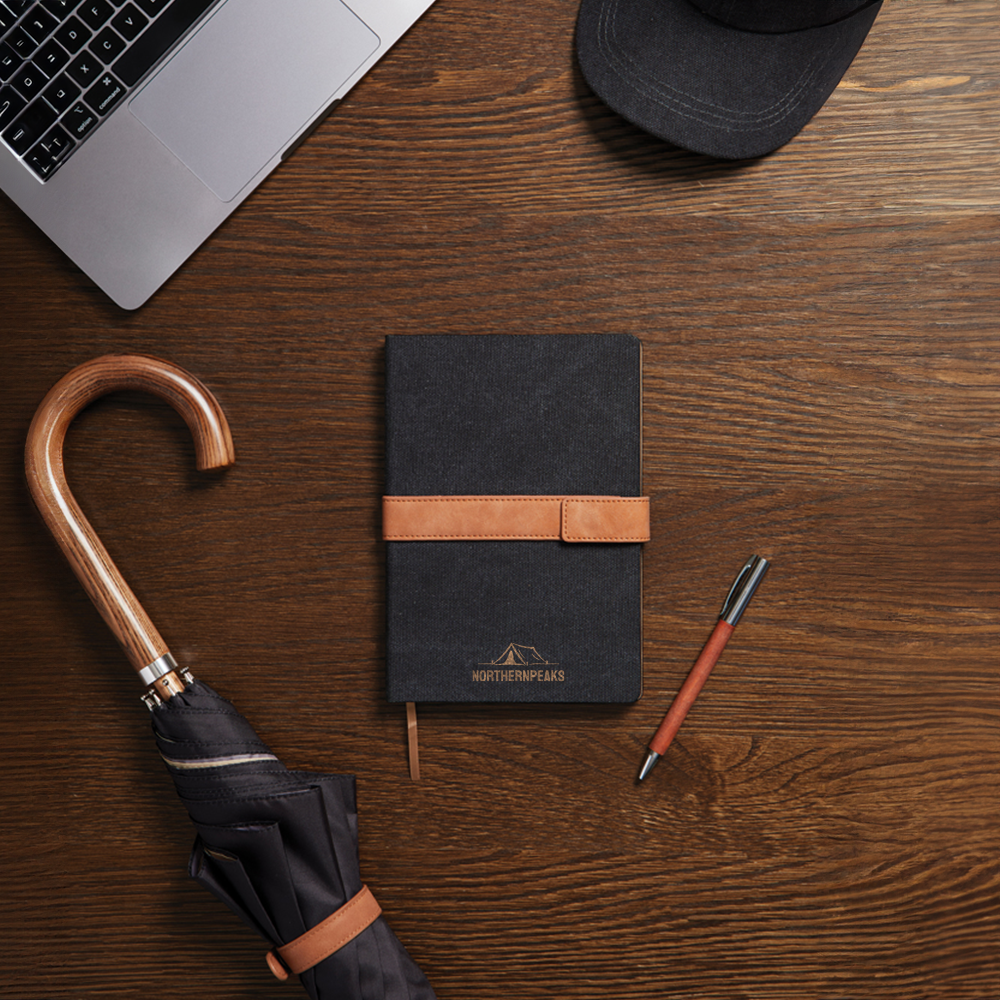 Carnet de notes en toile recyclée Vinga Bosler RCS – Image 3