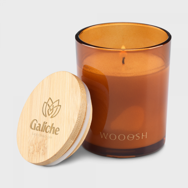 Bougie parfumée Wooosh musc pêche