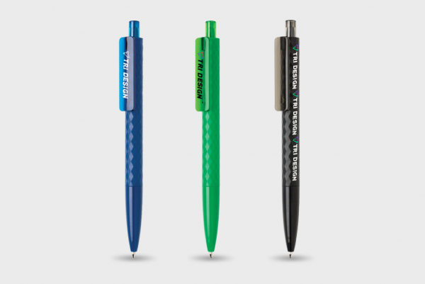 Stylo texturé motifs losanges