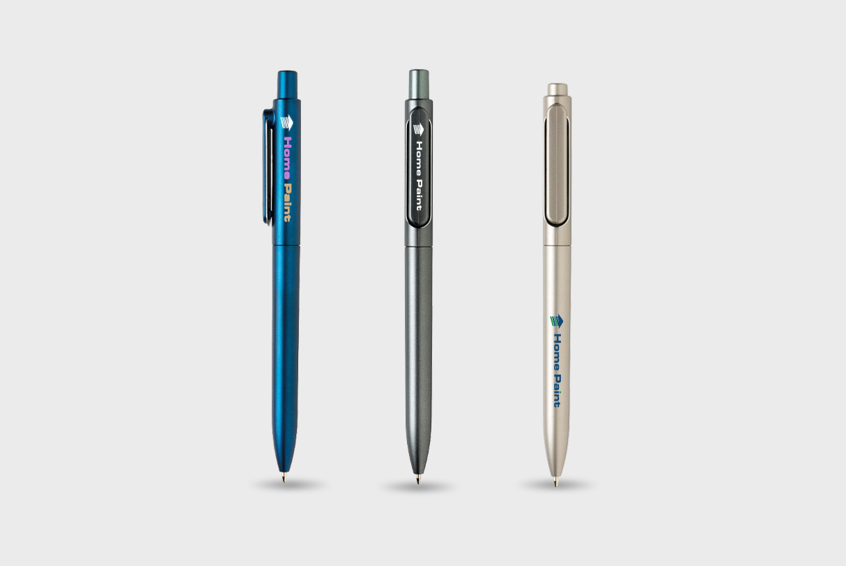 Stylo fin avec clip métallique – Image 2