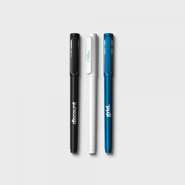 Stylo avec capuchon et encre ultra glissante