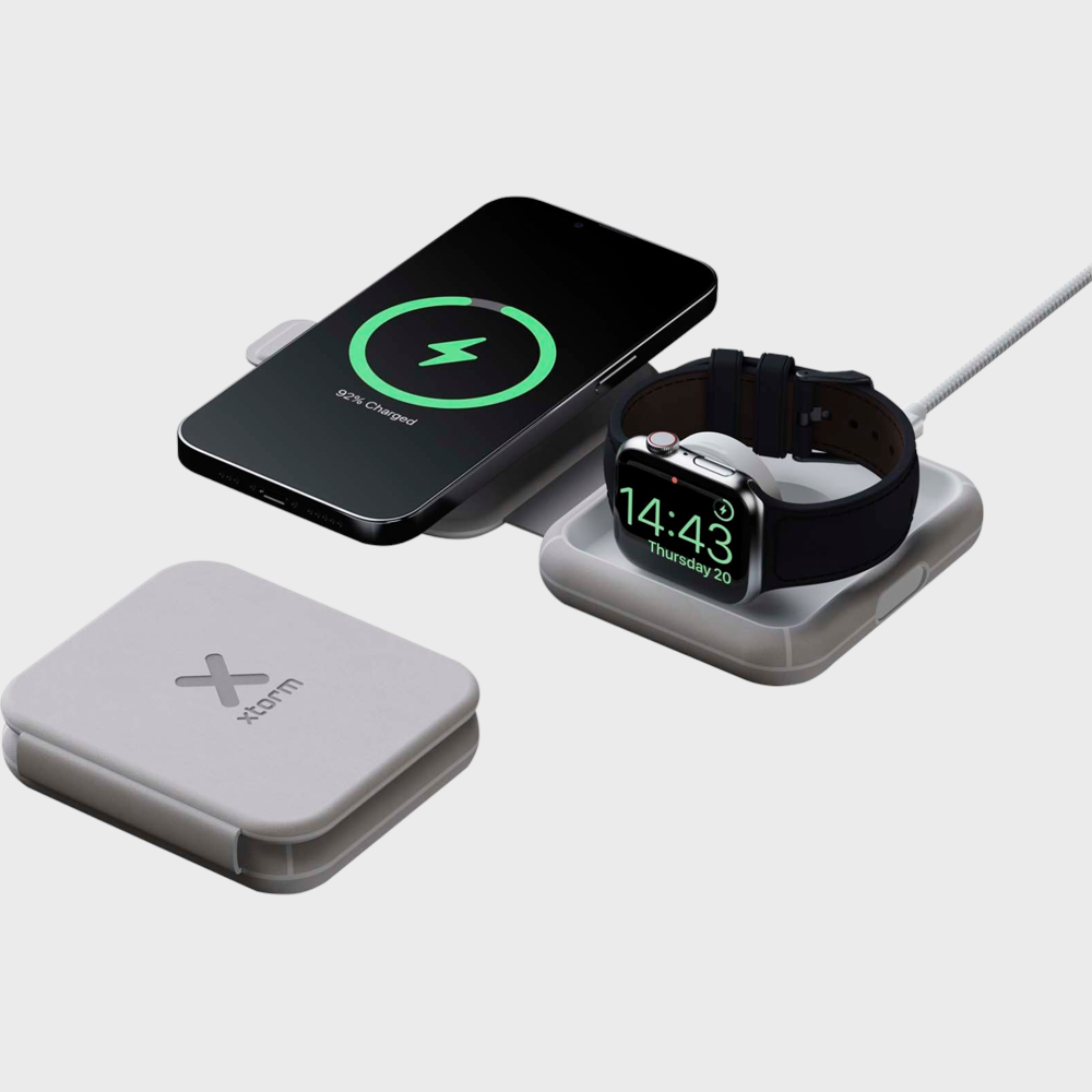 Chargeur de voyage sans fil 2-en-1 pliable Xtorm – Image 4