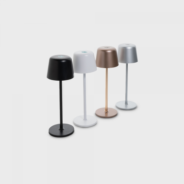 Lampe de table rechargeable en plastique recyclé RCS Zenic